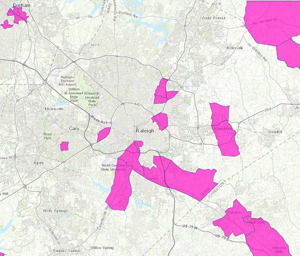 Raleigh Opportunity Zones